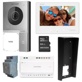 Kit Videocitofono monofamiliare Hikvision WIFI...
