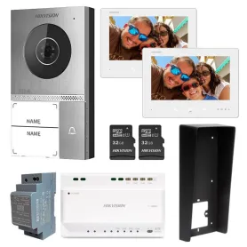 Videocitofono bifamiliare Hikvision WIF DS-KIS705EY 2 Fili 305305972