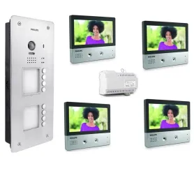 Kit videocitofono 4 famiglie philips