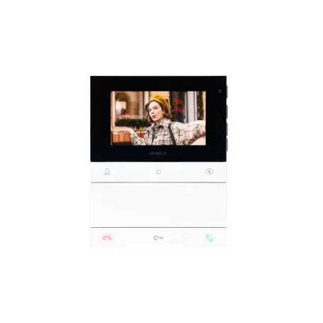 Monitor videocitofono vivavoce mini comelit 2 fili 6721w