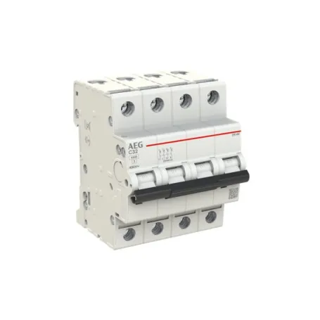 Interruttore magnetotermico 32A 4 poli AEG