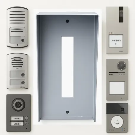 Piastra di Conversione da Incasso a Parete per Pulsantiera Citofonica e Videocitofonica – Universale 21x13 cm