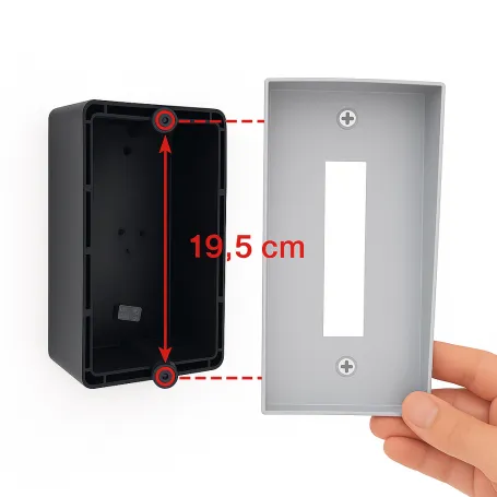 Piastra di Conversione da Incasso a Parete per Pulsantiera Citofonica e Videocitofonica – Universale 21x13 cm
