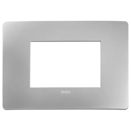 Placca Vimar Plana Up 3M argento 14653U.32