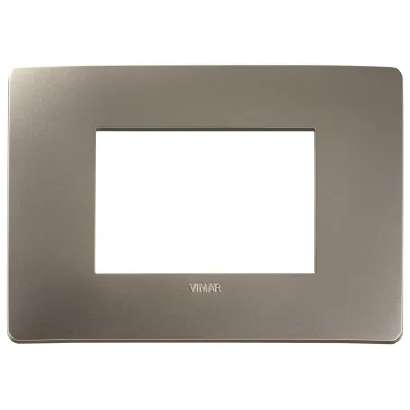 Placca Vimar Plana Up 3M titanio 14653U.33