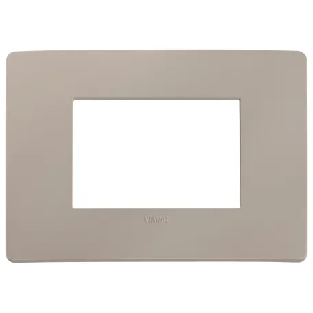 Placca Vimar Plana Up 3M tortora matt14653U.15