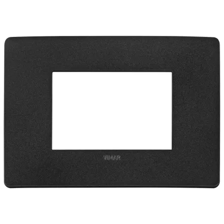 Placca Vimar Plana Up 3M nero matt 14653U.19