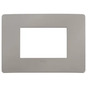 Placca Vimar Plana Up 3M grigio cemento matt 14653U.14