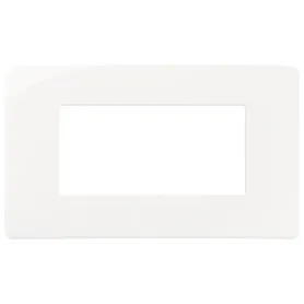 Placca Vimar Plana Up 4M bianco matt 14654U.11