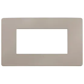 Placca Vimar Plana Up 4M  tortora matt 14654U.15
