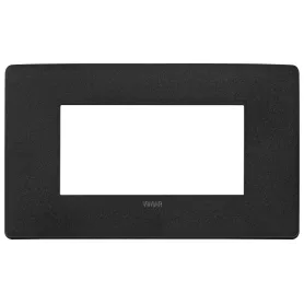 Placca Vimar Plana Up 4M nero matt 14654U.19