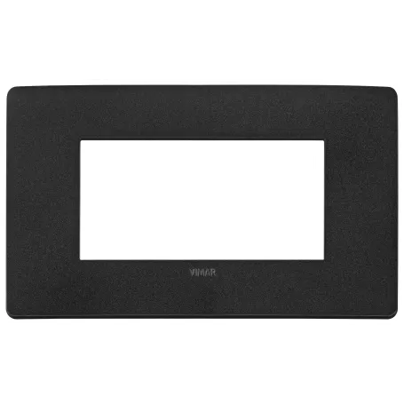 Placca Vimar Plana Up 4M nero matt 14654U.19