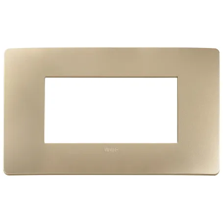 Placca Vimar Plana Up 4M  champagne 14654U.31