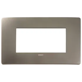 Placca Vimar Plana Up 4M  titanio 14654U.33
