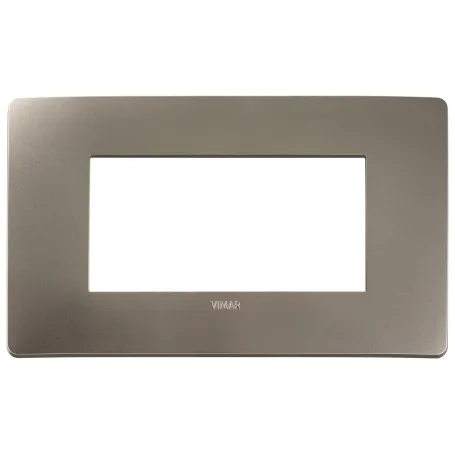 Placca Vimar Plana Up 4M  titanio 14654U.33