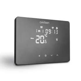 Termostato connesso nero caldo freddo Wi-Fi