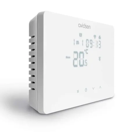 Termostato connesso caldo freddo Wi-Fi filare 220V bianco Avidsen 127072