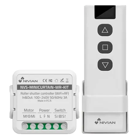 Kit Modulo per Tapparelle Wi-Fi Smart Tuya con Telecomando – Nivian