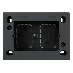 scatola 503 3 moduli  da parete 3 posti grigio