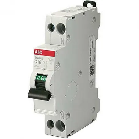 Interruttore differenziale magnetotermico 1 modulo ABB 6A Salvavita DS301CLC6A30