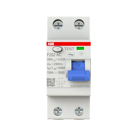 Interruttore differenziale puro ABB 25A F427800 2P 30mA 2M Tipo AC