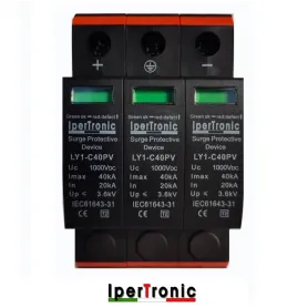 Scaricatore sovratensione per fotovoltaico 1000 VDC 32A 3P