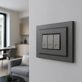 Cornice Luce Design Universale Trasparente – Salvamuro Elegante per Placche Interruttori