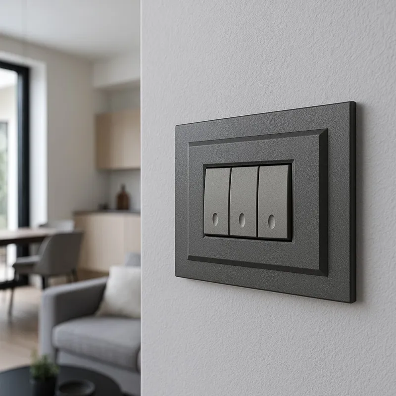 Cornice Luce Design Universale Trasparente – Salvamuro Elegante per Placche Interruttori