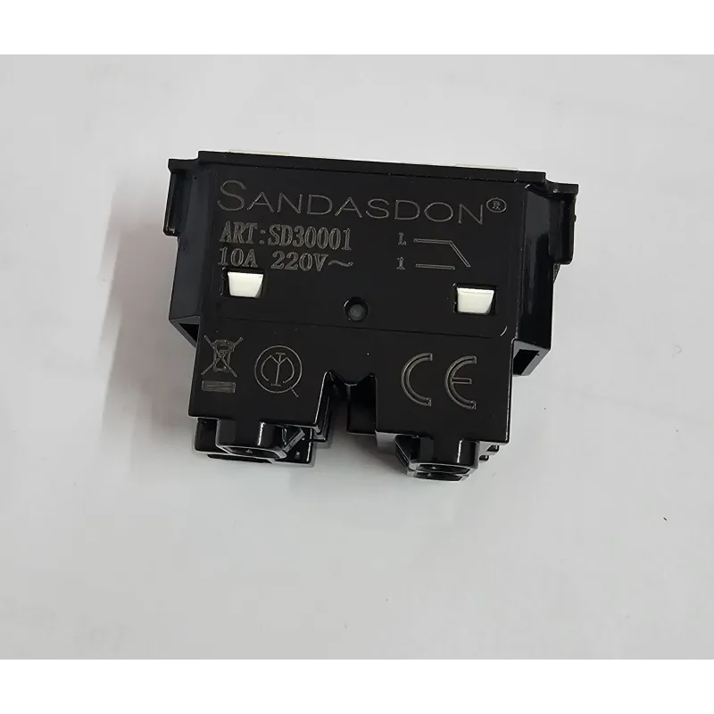 Pulsante doppio nero compatibile con Bticino...