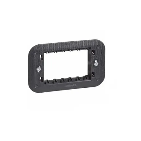 Supporto 4 posti compatibile con Bticino Living Now BSN