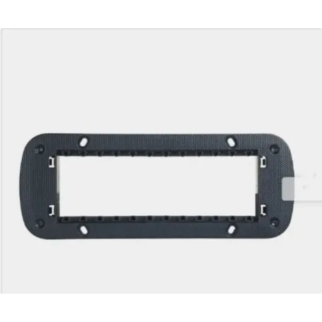 Supporto 6 posti compatibile con Bticino Living Now Biesse