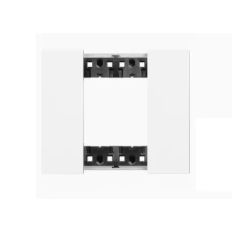 Placca compatibile living now 2 posti bianca