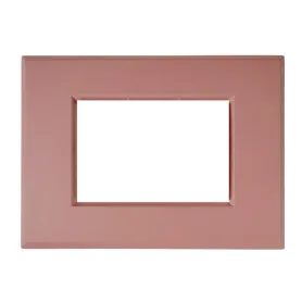 Placca 3 moduli rosa antico opaco Vimar Plana compatibile...