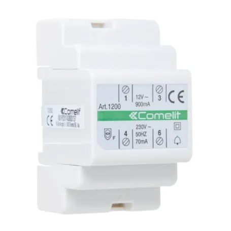 Trasformatore Comelit 1209 con primario 230V secondario 12V AC / 15