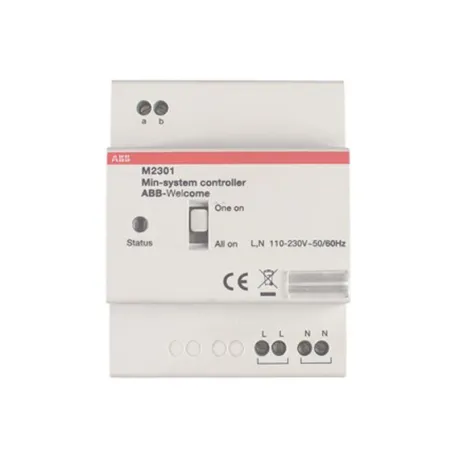 Kit Videocitofono Monofamiliare WI-FI ABB WLK411B vivavoce 2 fili pulsantiera incasso