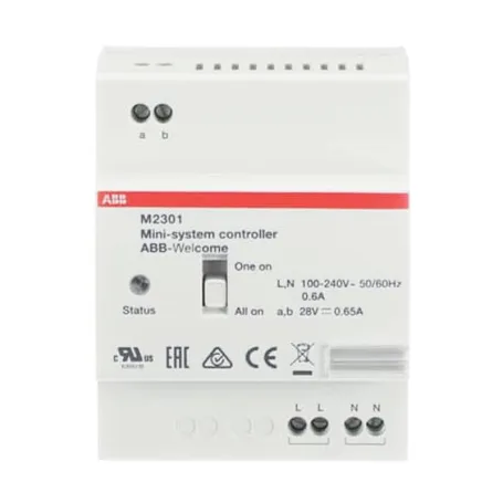 Kit Videocitofono Monofamiliare con cornetta ABB WLK212B 2 fili pulsantiera incasso