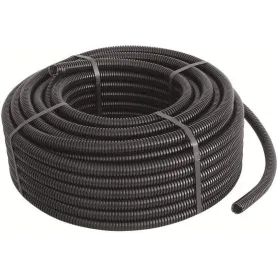 Tubo corrugato nero da 20 Matassa da 100 mt