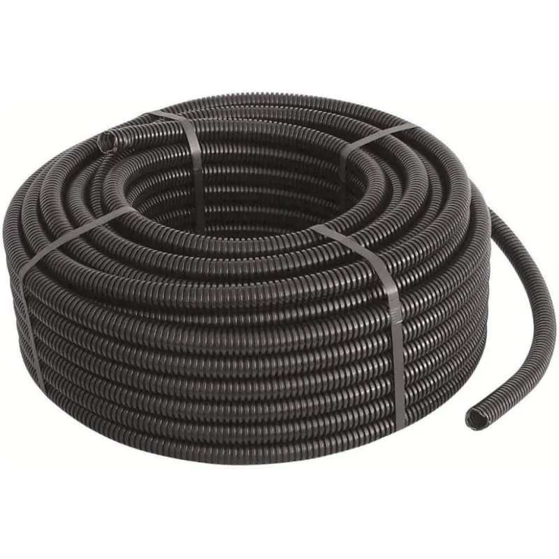 Tubo corrugato nero da 20 Matassa da 50 mt