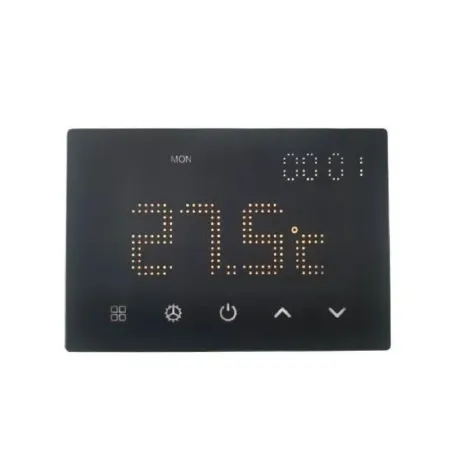 Cronotermostato WI-FI nero Touch incasso 503 Elettroit ETWF4302