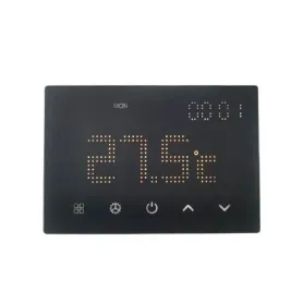 Cronotermostato Programmabile nero Touch incasso 503 Elettroit ET4302