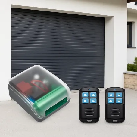 Kit Centralina Universale per Tende e Serrande Con 2 Telecomandi ET6006