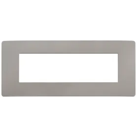 Placca Vimar Plana Up 7M grigio cemento matt 14657U.14