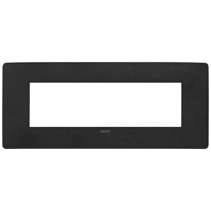 Placca Vimar Plana Up 7M nero matt 14657U.19