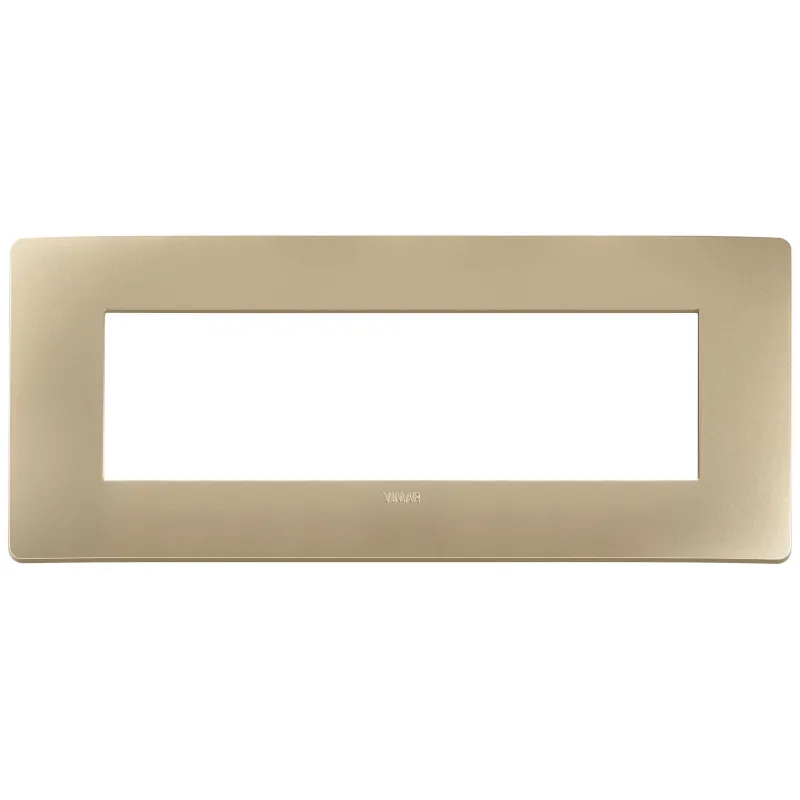 Placca Vimar Plana Up 7M champagne14657U.31
