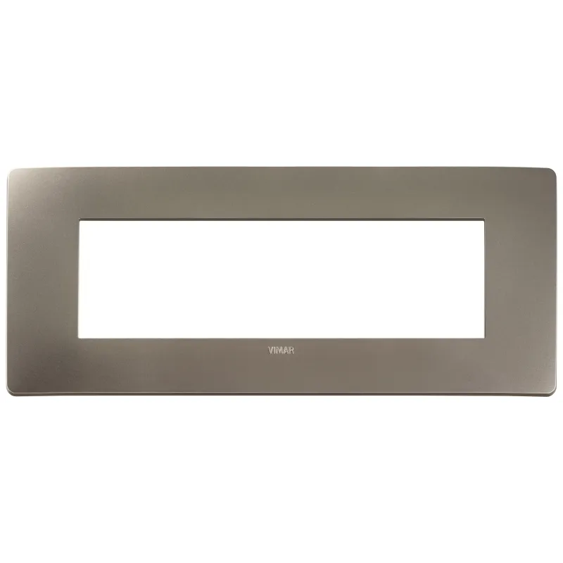 Placca Vimar Plana Up 7M titanio 14657U.33