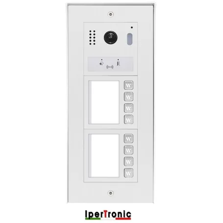 Kit Videocitofono WiFi 8 famiglie Professionale Ipertronic – Registrazione Chiamate, Assistenza Italiana