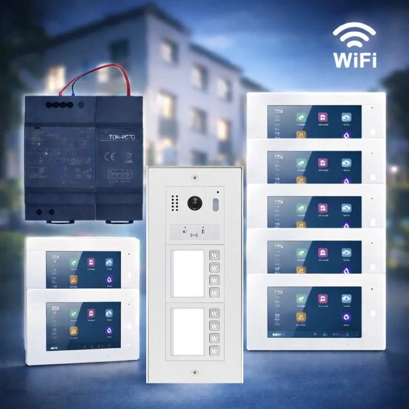 Videocitofono WiFi Ipertronic per 6 Famiglie sei