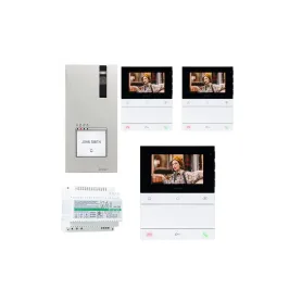 Kit videocitofono trifamiliare comelit VIVAVOCE 3 famiglie 2 fili 8461V