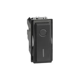 Interruttore bipolare nero compatibile con Bticino Living...