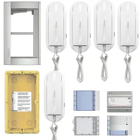 kit citofono Bticino 5 famiglie 2 fili citofono 344232 sfera